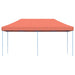 Partytent inklapbaar pop-up 580x292x315 cm terracotta