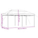 Partytent inklapbaar pop-up 580x292x315 cm terracotta