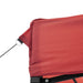 Partytent inklapbaar pop-up met 3 zijwanden bordeauxrood