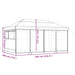 Partytent inklapbaar pop-up met 4 zijwanden beige