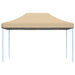 Partytent inklapbaar pop-up 440x292x315 cm beige