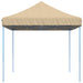 Partytent inklapbaar pop-up 440x292x315 cm beige