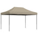 Partytent inklapbaar pop-up 440x292x315 cm taupe