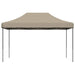 Partytent inklapbaar pop-up 440x292x315 cm taupe
