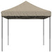 Partytent inklapbaar pop-up 440x292x315 cm taupe