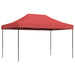 Partytent inklapbaar pop-up 440x292x315 cm bordeauxrood