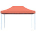Partytent inklapbaar pop-up 440x292x315 cm terracotta