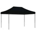 Partytent inklapbaar pop-up 440x292x315 cm zwart