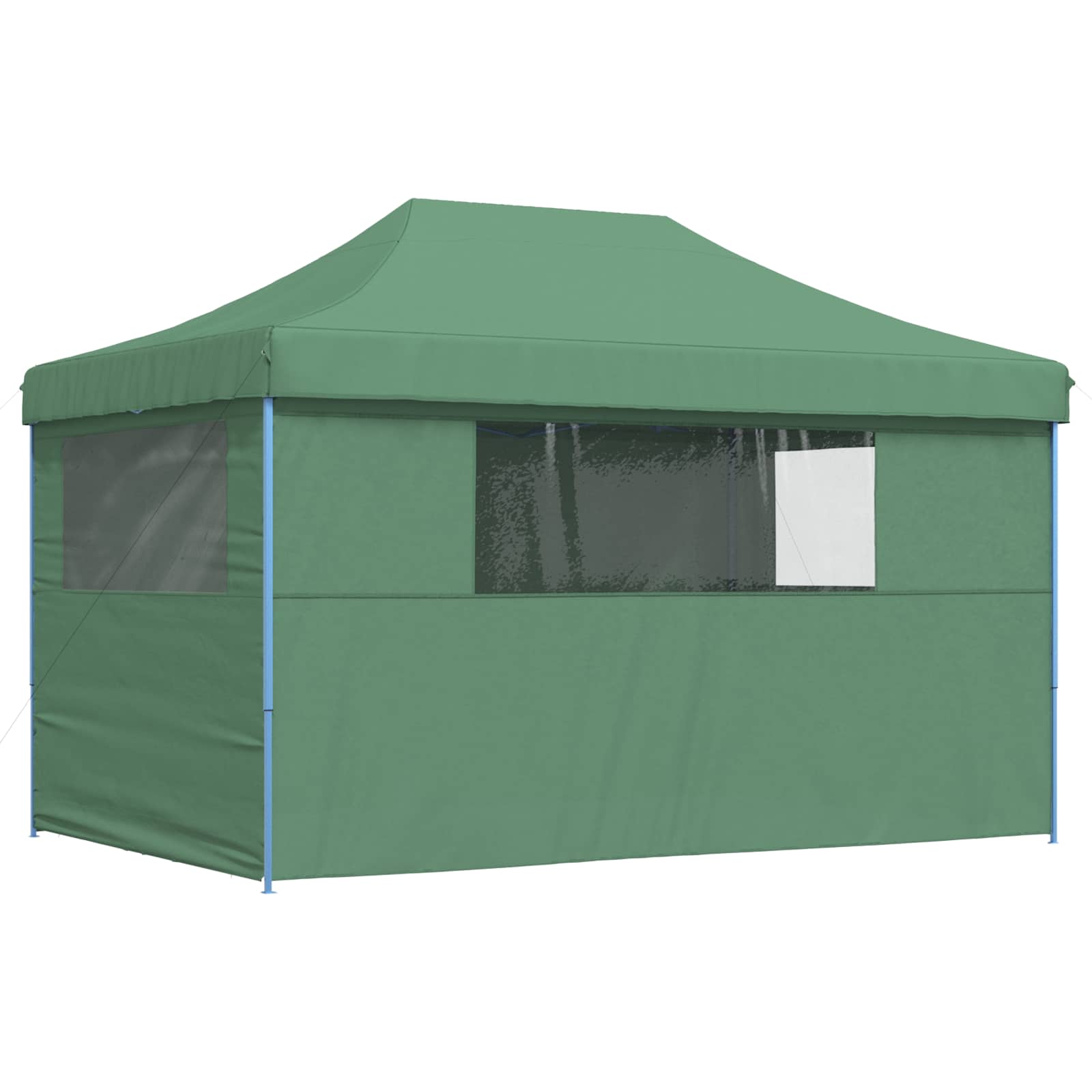 Partytent inklapbaar pop-up met 4 zijwanden groen