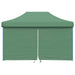 Partytent inklapbaar pop-up met 4 zijwanden groen