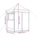 Partytent inklapbaar pop-up met 4 zijwanden beige