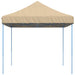 Partytent inklapbaar pop-up 410x279x315 cm beige