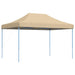 Partytent inklapbaar pop-up 410x279x315 cm beige