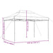 Partytent inklapbaar pop-up 410x279x315 cm taupe