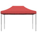 Partytent inklapbaar pop-up 410x279x315 cm bordeauxrood