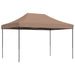 Partytent inklapbaar pop-up 410x279x315 cm bruin