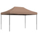 Partytent inklapbaar pop-up 410x279x315 cm bruin