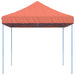 Partytent inklapbaar pop-up 410x279x315 cm terracotta
