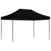 Partytent inklapbaar pop-up 410x279x315 cm zwart