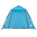 Koepeltent 4-persoons snelontgrendeling blauw