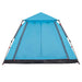 Koepeltent 5-persoons snelontgrendeling blauw