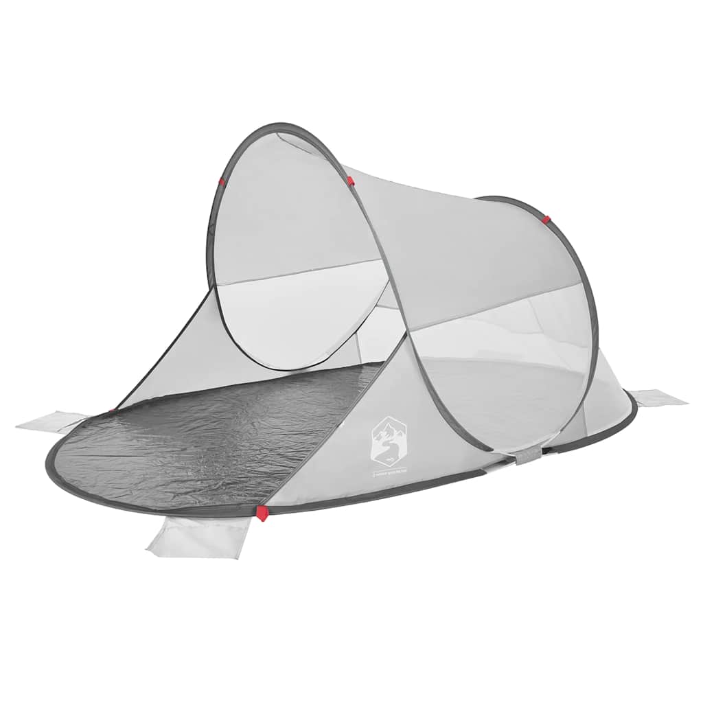 Strandtent pop-up waterdicht grijs