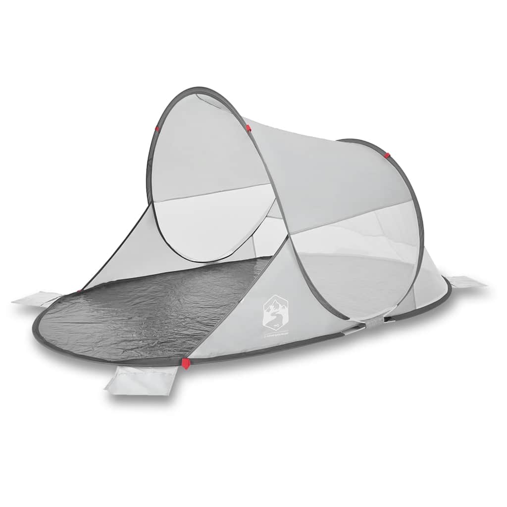 Strandtent pop-up waterdicht grijs