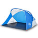 Strandtent 2-persoons pop-up waterdicht azuurblauw
