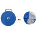 Strandtent 2-persoons pop-up waterdicht azuurblauw