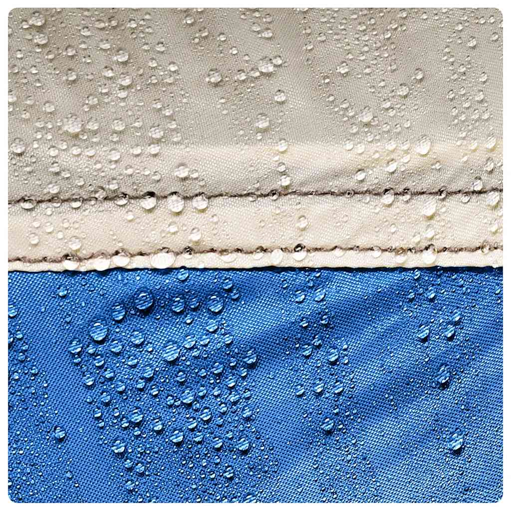 Strandtent 2-persoons pop-up waterdicht azuurblauw