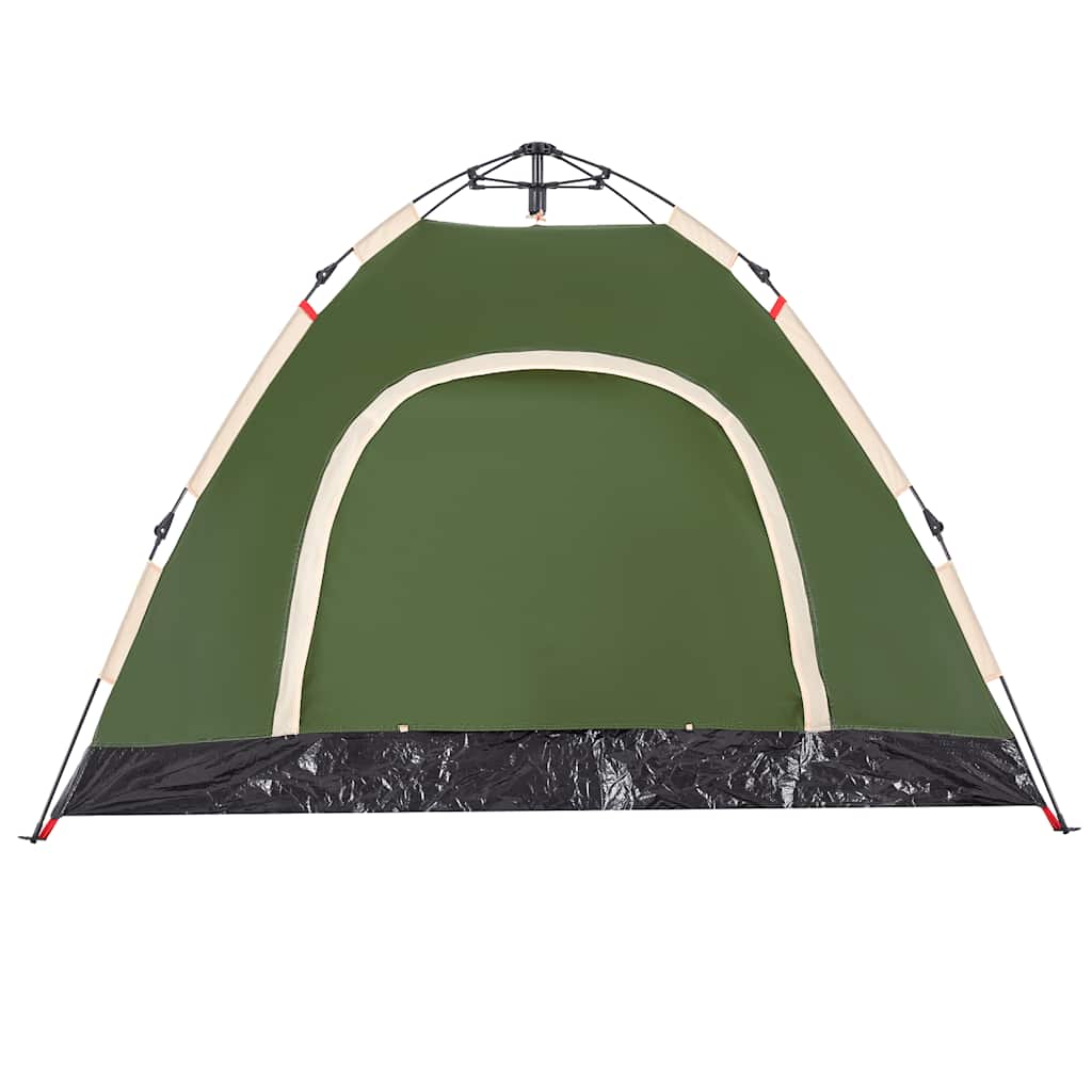Tent 3-persoons snelontgrendeling groen
