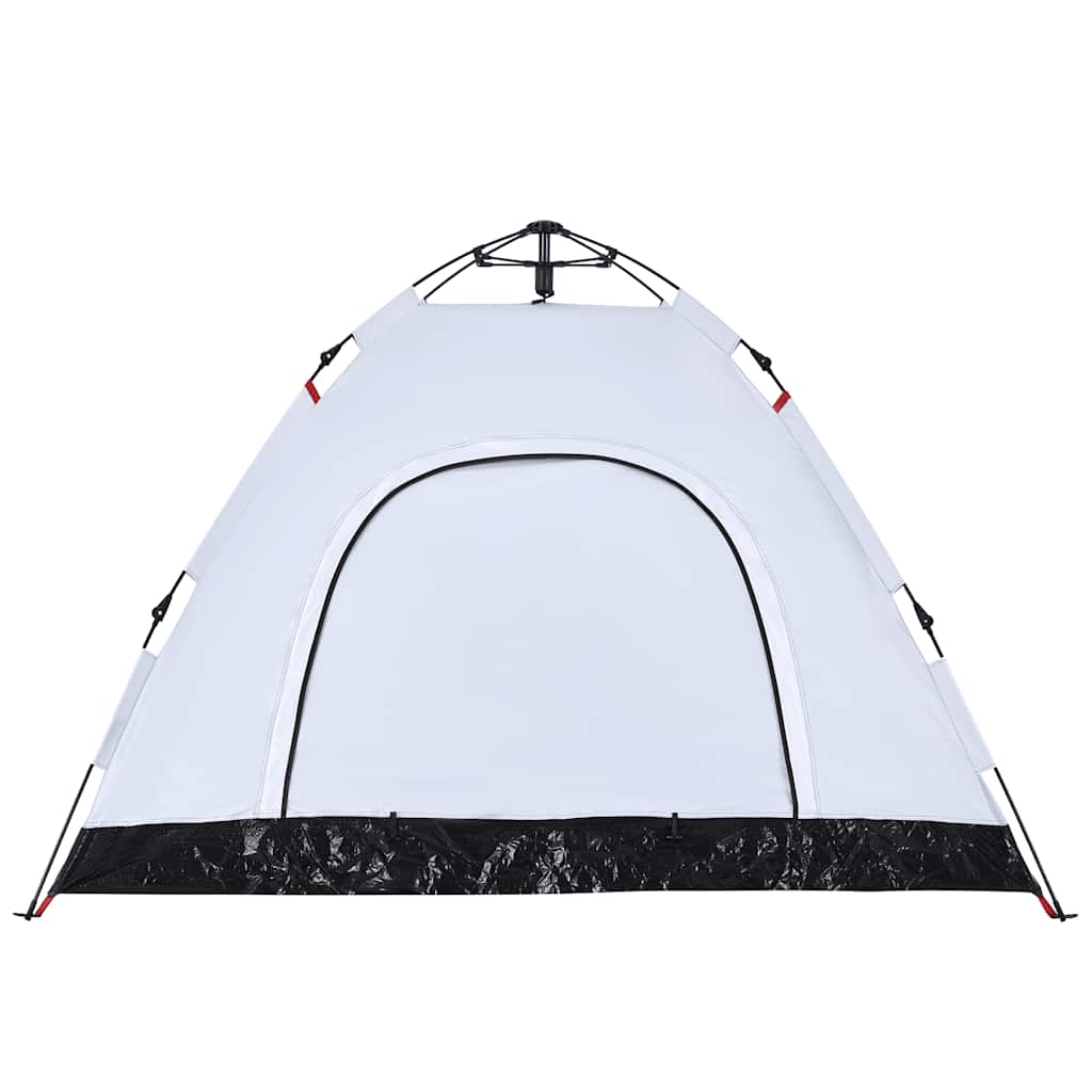 Tent 3-persoons snelontgrendeling verduisterende stof wit