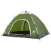 Tent 4-persoons snelontgrendeling groen