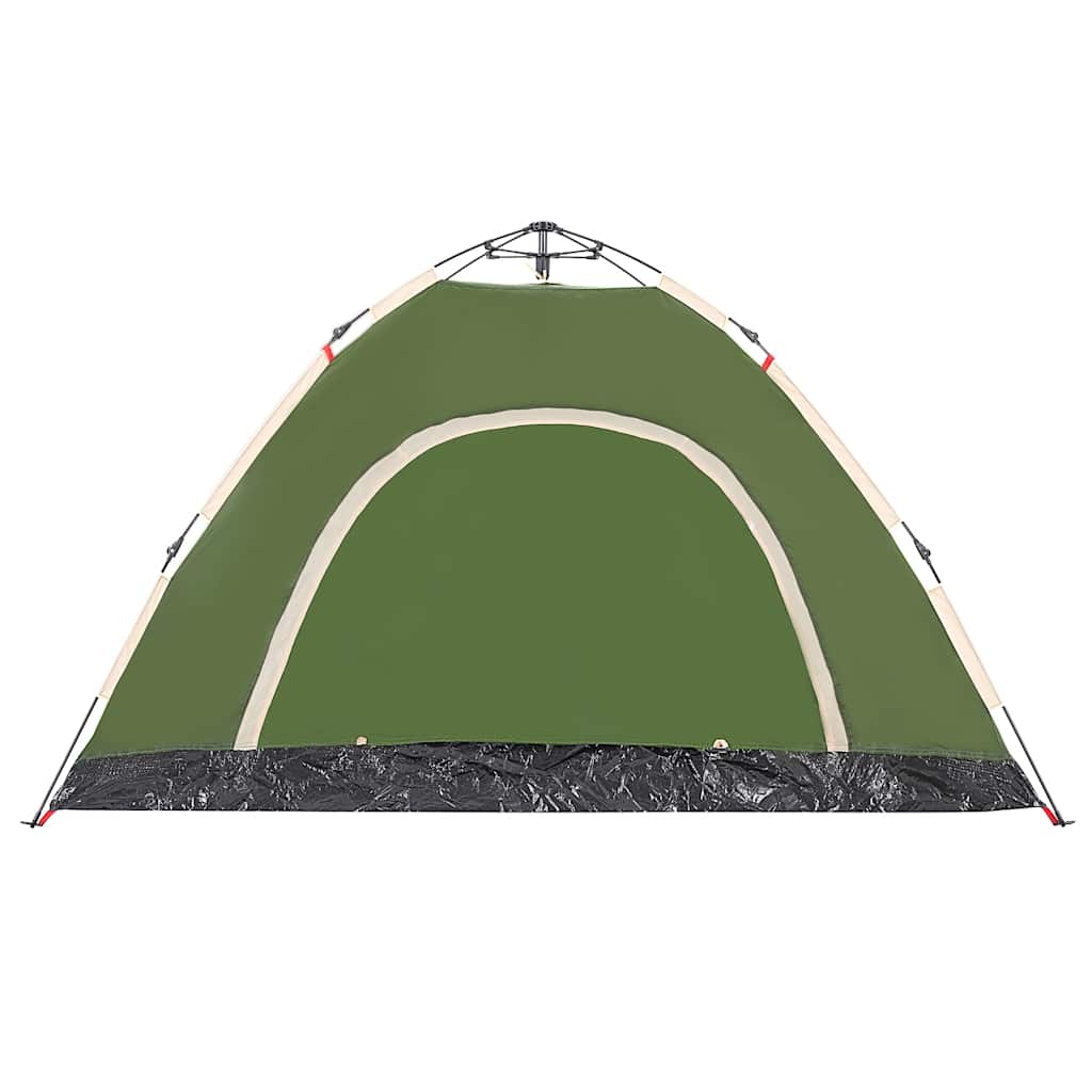 Tent 4-persoons snelontgrendeling groen