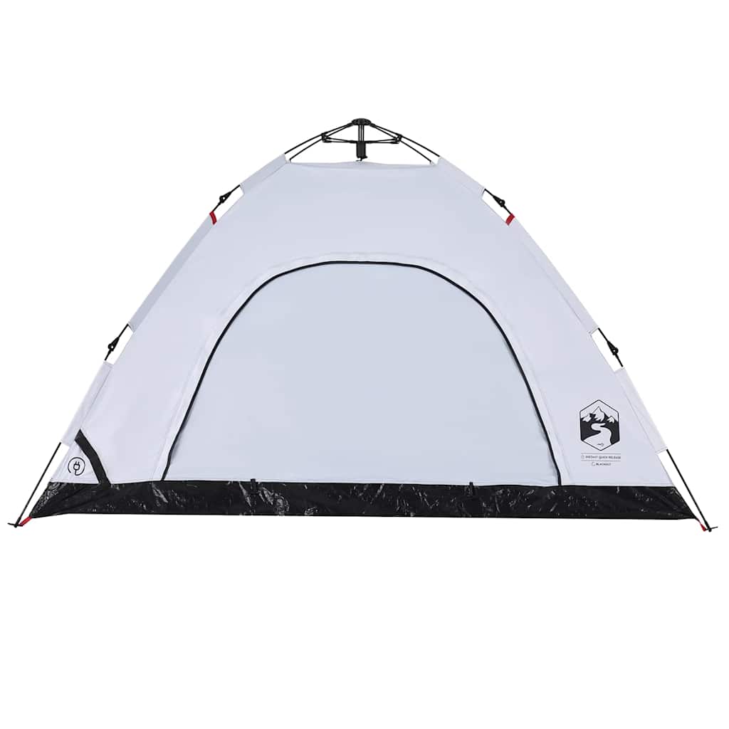 Tent 4-persoons snelontgrendeling verduisterende stof wit