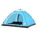 Tent 5-persoons snelontgrendeling blauw