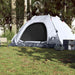 Tent 5-persoons snelontgrendeling verduisterende stof wit