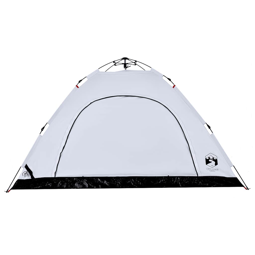 Tent 5-persoons snelontgrendeling verduisterende stof wit