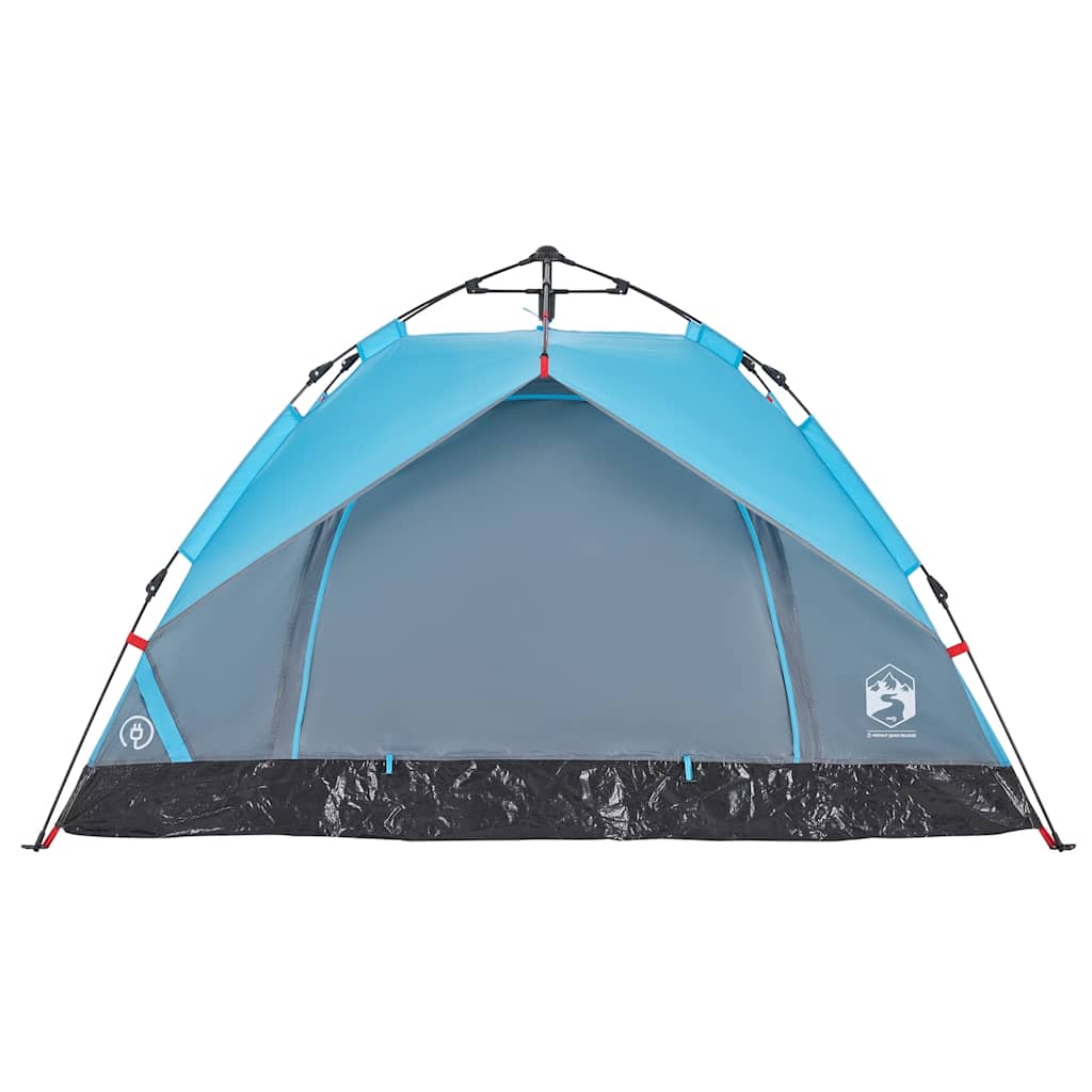 Koepeltent 2-persoons snelontgrendeling blauw