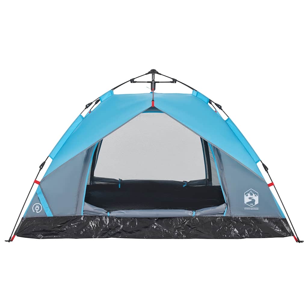 Koepeltent 2-persoons snelontgrendeling blauw