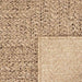 Vloerkleed ZIZUR binnen en buiten 60x110 cm jute look