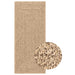 Vloerkleed ZIZUR binnen en buiten 80x200 cm jute look