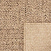 Vloerkleed ZIZUR binnen en buiten 80x200 cm jute look