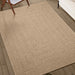 Vloerkleed ZIZUR binnen en buiten 80x250 cm jute look