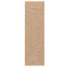 Vloerkleed ZIZUR binnen en buiten 80x250 cm jute look