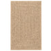 Vloerkleed ZIZUR binnen en buiten 240x340 cm jute look