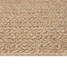 Vloerkleed ZIZUR binnen en buiten 240x340 cm jute look