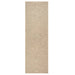 Vloerkleed ZIZUR binnen en buiten 80x200 cm jute look