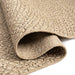 Vloerkleed ZIZUR binnen en buiten 80x200 cm jute look