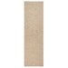 Vloerkleed ZIZUR binnen en buiten 80x250 cm jute look